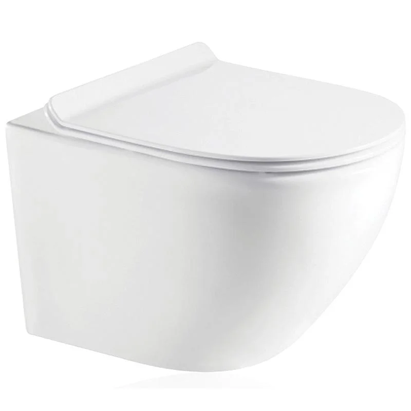 Унитаз подвесной KOLLER POOL ROUND RN-0520-RW Rim гор. вып. 52*35,5 + сиденье (белый) RN-0520-RW