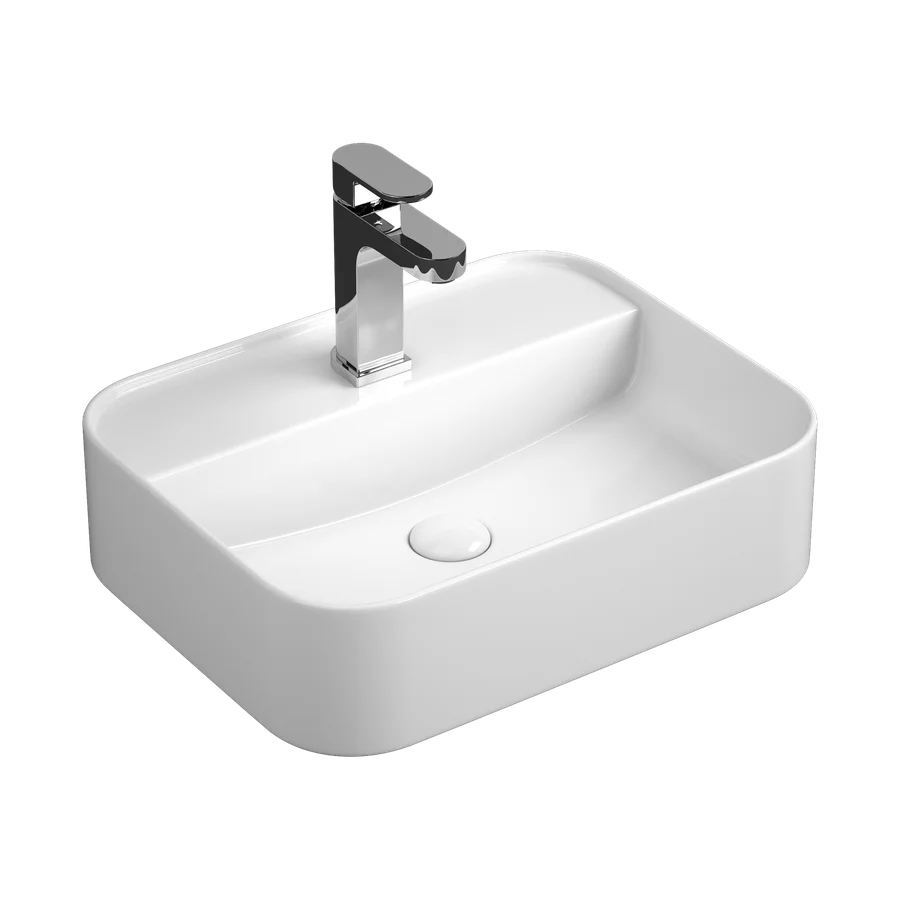 Раковина KOLLER POOL TREND TR-0505M-WB (накладная, (50,5*40), белый) TR-0505M-WB