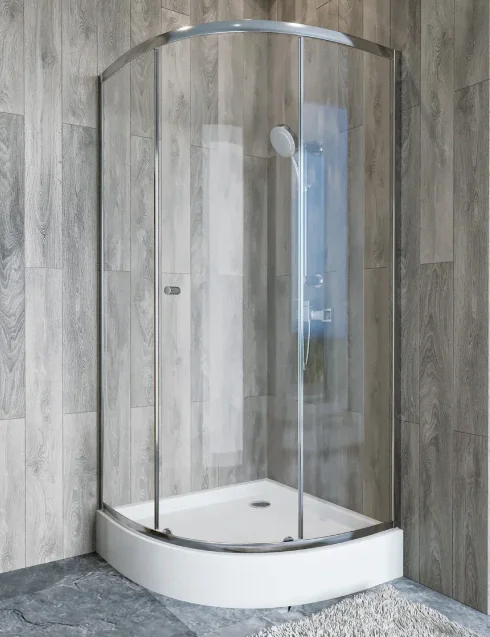 Душевой уголок KOLLER POOL WATERFALL LINE (90*90) NF91 (раздвижная, хром) NF91