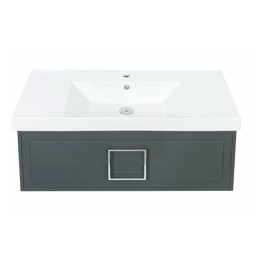 Раковина мебельная LA FENICE CUBO CU.NN.100 (накладная, (101*48,5), белый) CU.NN.100