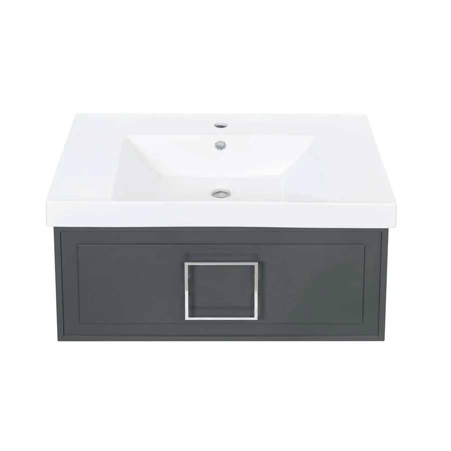 Раковина мебельная LA FENICE CUBO CU.NN.80 (накладная, (80,5*48,5), белый) CU.NN.80