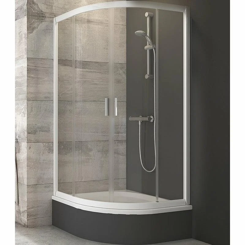Душевой уголок RAVAK BLIX (80*80) BLCP4 SABINA 3B240140Z1 (раздвижная, белый) 3B240140Z1