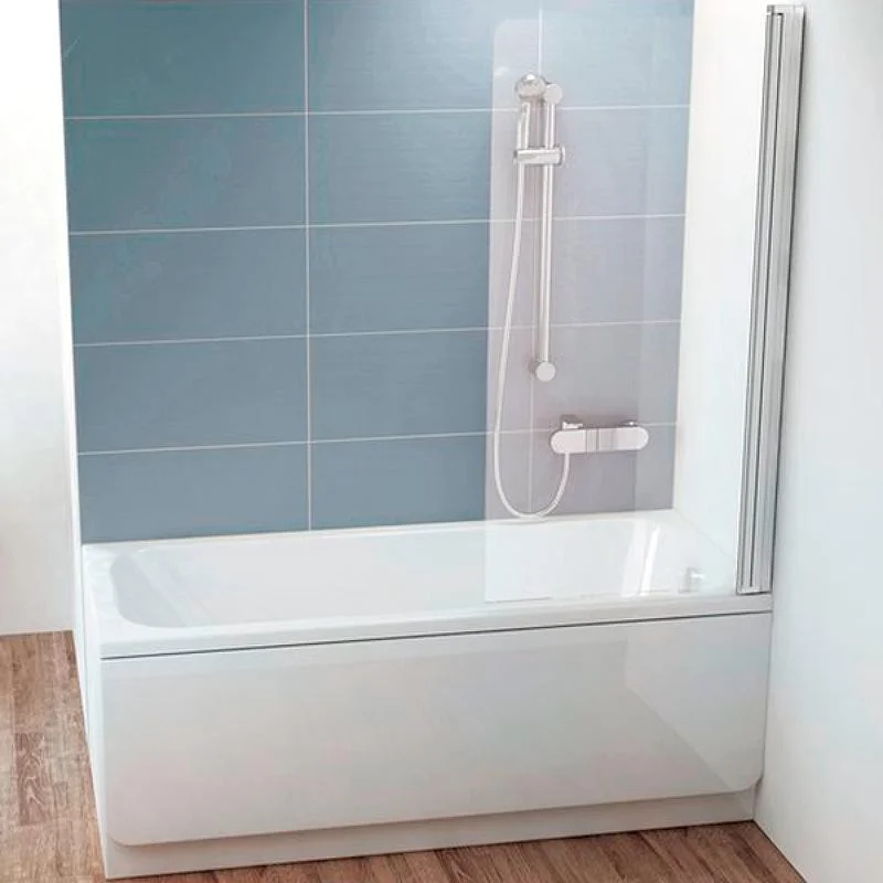 Шторка на ванну RAVAK CHROME (80*) CVS1 7QR40C00Z1 (распашная, хром) 7QR40C00Z1