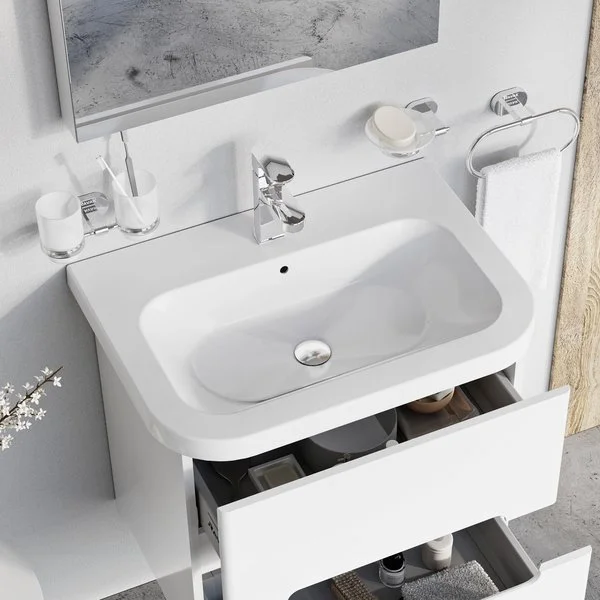 Раковина RAVAK CHROME XJG01165000 (подвесная, (65*47), белый) ССП XJG01165000