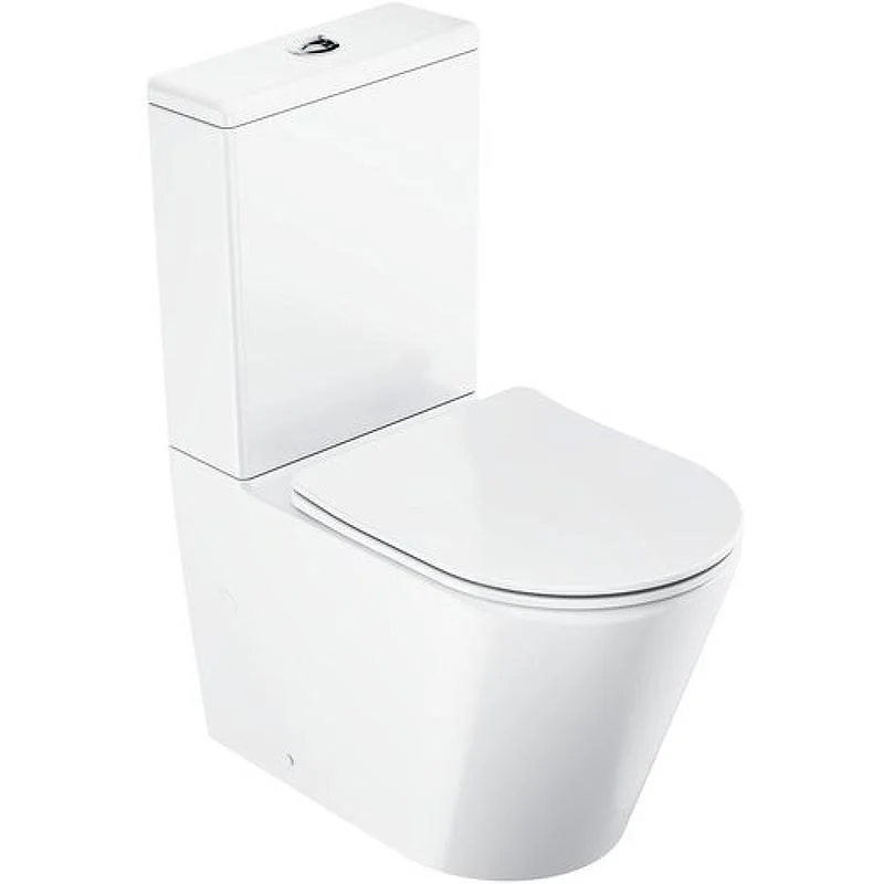 Унитаз напольный RAVAK ELEGANT X01872 Rim 60,5*38 + сиденье (белый) X01872