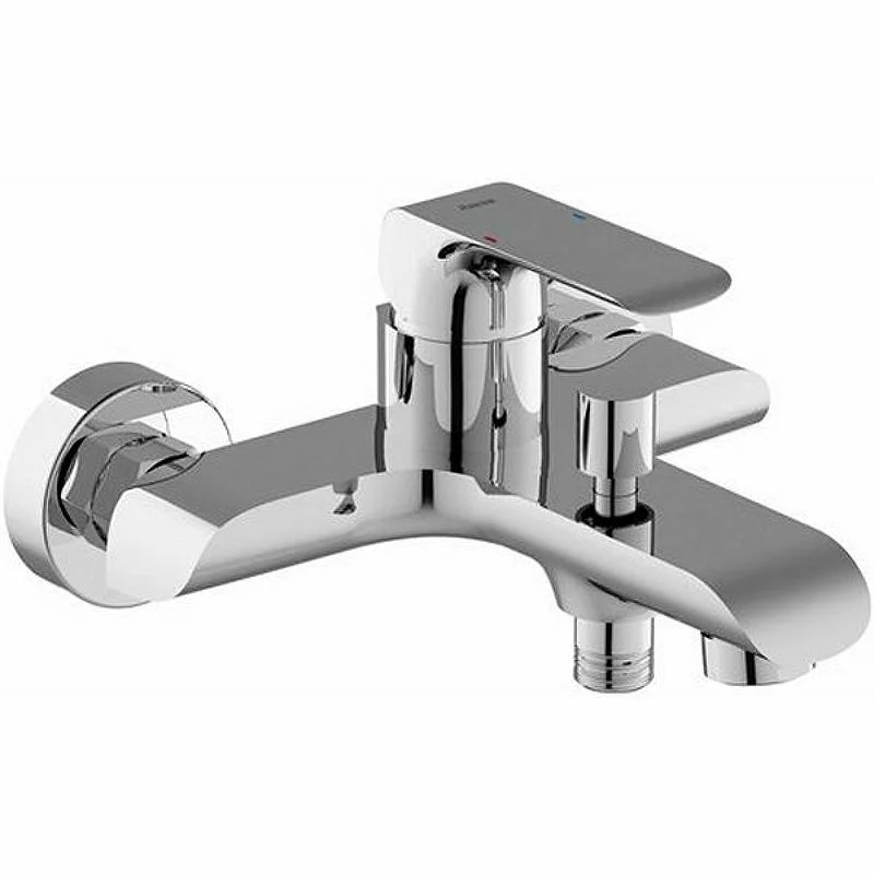 Смеситель для ванны с душем RAVAK FLAT X070119 (хром, L-16,5) X070119