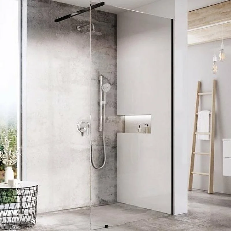 Душевое ограждение RAVAK WALK-IN (100*) WALL GW9WA0300Z1 (неподвижная, черный) GW9WA0300Z1