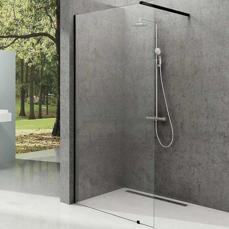 Душевое ограждение RAVAK WALK-IN (150*) WALL GW9WP0300Z1 (неподвижная, черный) GW9WP0300Z1