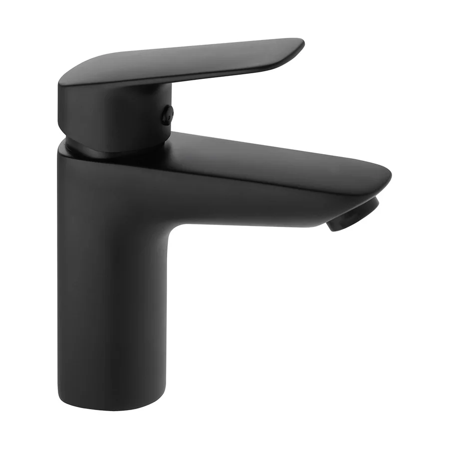 Смеситель для раковины SANTEK ТАОС WH5A02009N001 (черный матовый, L-11 H-9,5) WH5A02009N001