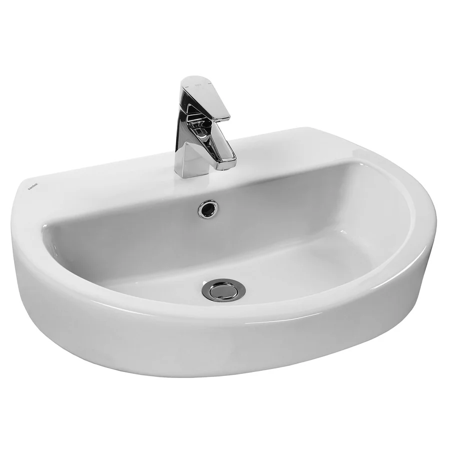 Раковина SANTEK АЛЛЕГРО 1.WH30.1.952 (подвесная, (55*46), белый) 1.WH30.1.952