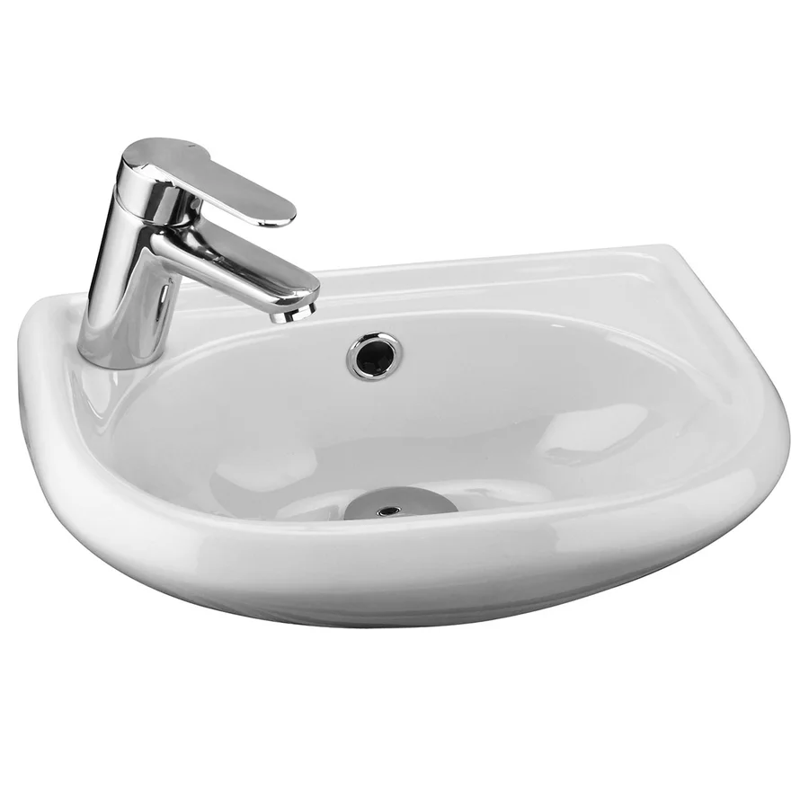 Раковина SANTEK БРИЗ 1.WH11.0.442 (подвесная, (38,5*26,5), белый) 1.WH11.0.442