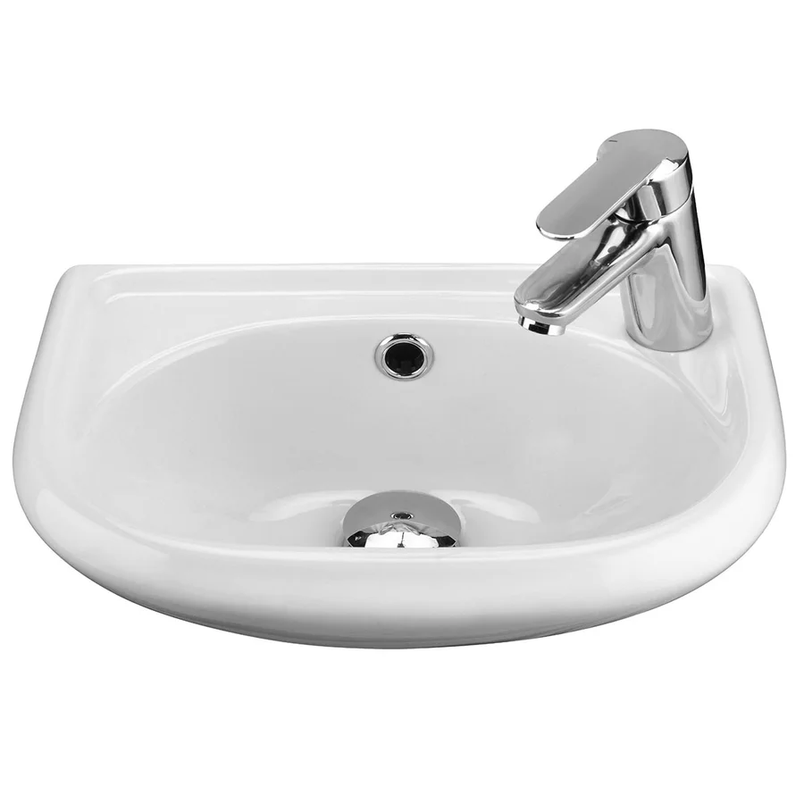 Раковина SANTEK БРИЗ 1.WH11.0.445 (подвесная, (38,5*26,5), белый) 1.WH11.0.445