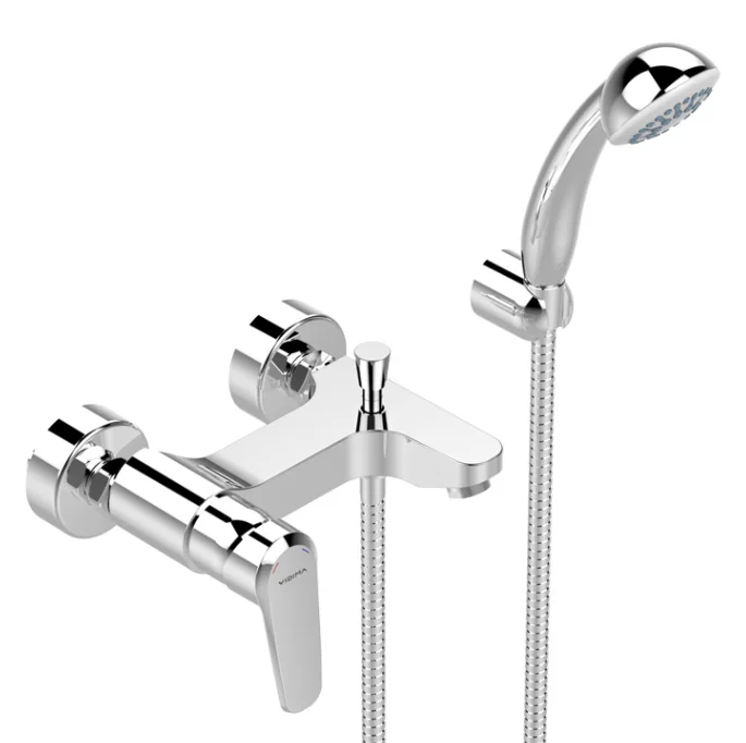 Смеситель для ванны с душем VIDIMA BALANCE BA267AA (хром, L-7,3) BA267AA