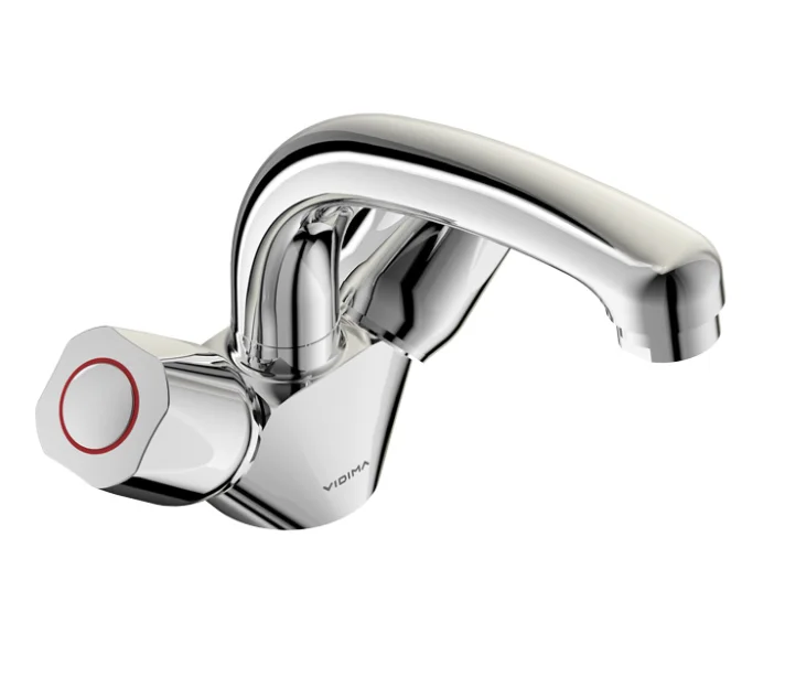 Смеситель для раковины VIDIMA ISKAR BA166AA (хром, L-12,9 H-14,7) BA166AA