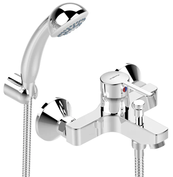 Смеситель для ванны с душем VIDIMA LOGIK BA279AA (хром, L-15,7) BA279AA