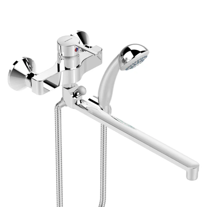 Смеситель для ванны с душем VIDIMA LOGIK BA281AA (хром, L-32) BA281AA