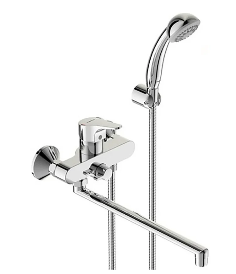 Смеситель для ванны с душем VIDIMA NEXT BA403AA (хром, L-40) BA403AA