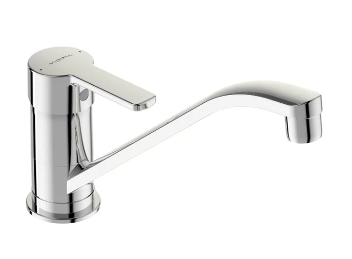 Смеситель для кухни VIDIMA UNO BA241AA (хром, L-22,4 H-17,6) BA241AA