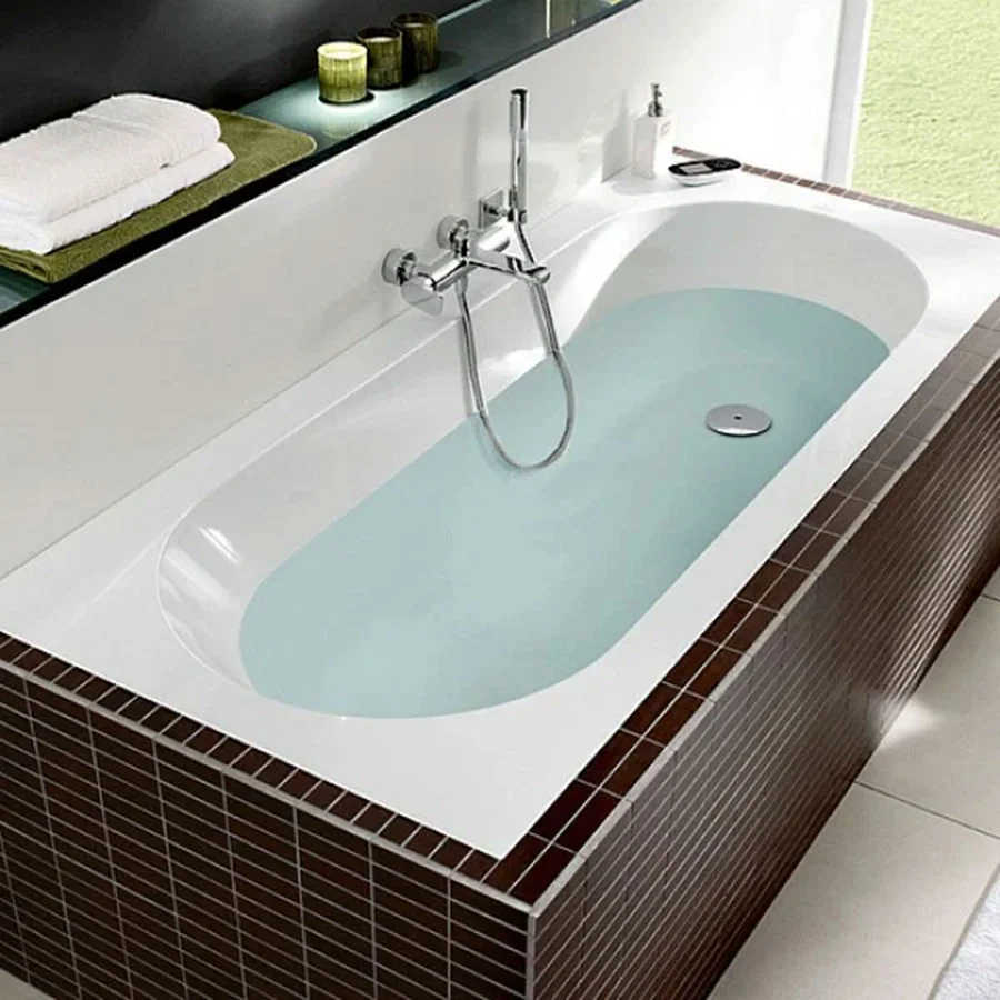 Ванна VILLEROY&BOCH OBERON (180*80) UBQ180OBE2V-01 (ножки, белый, слив.отверстие стандарт.) UBQ180OBE2V-01