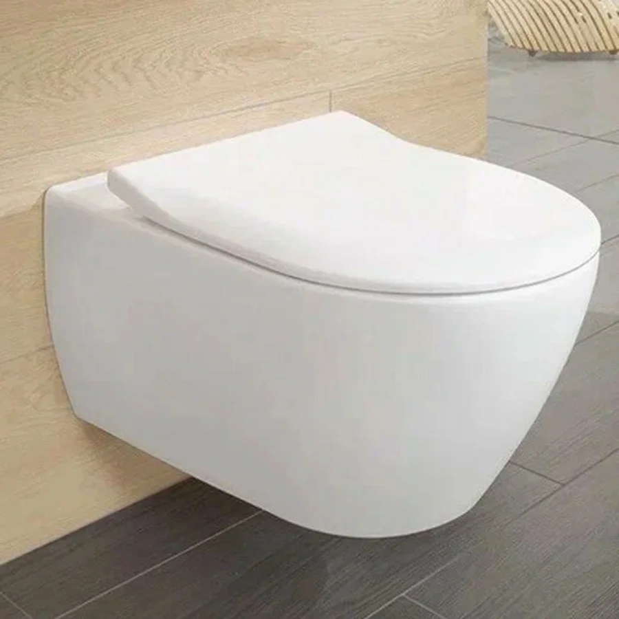 Унитаз подвесной VILLEROY&BOCH SUBWAY 2.0 5614R201 Rim гор. вып. 56*37 + сиденье (белый) 5614R201