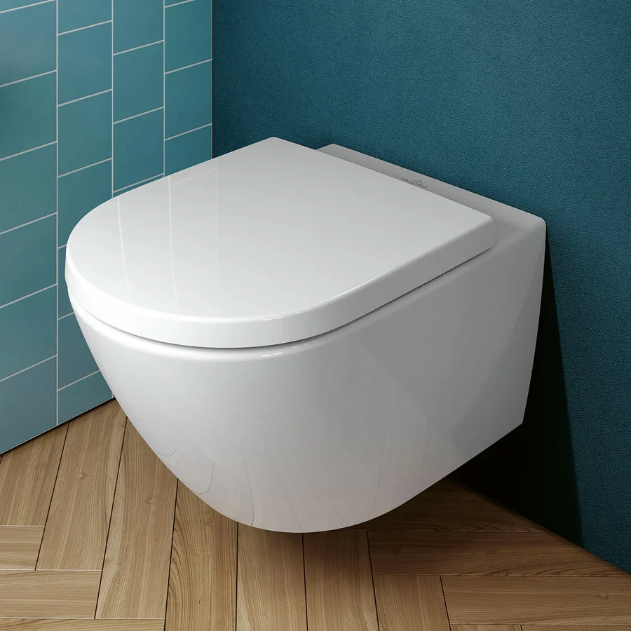 Унитаз подвесной VILLEROY&BOCH SUBWAY 3.0 4670TS01 Rim гор. вып. 56*37 + сиденье (смыв торнадо) (б 4670TS01