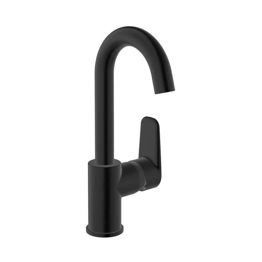 Смеситель для раковины VITRA Flow Soft A4316036EXP (черный матовый, L-15,1 H-46) A4316036EXP