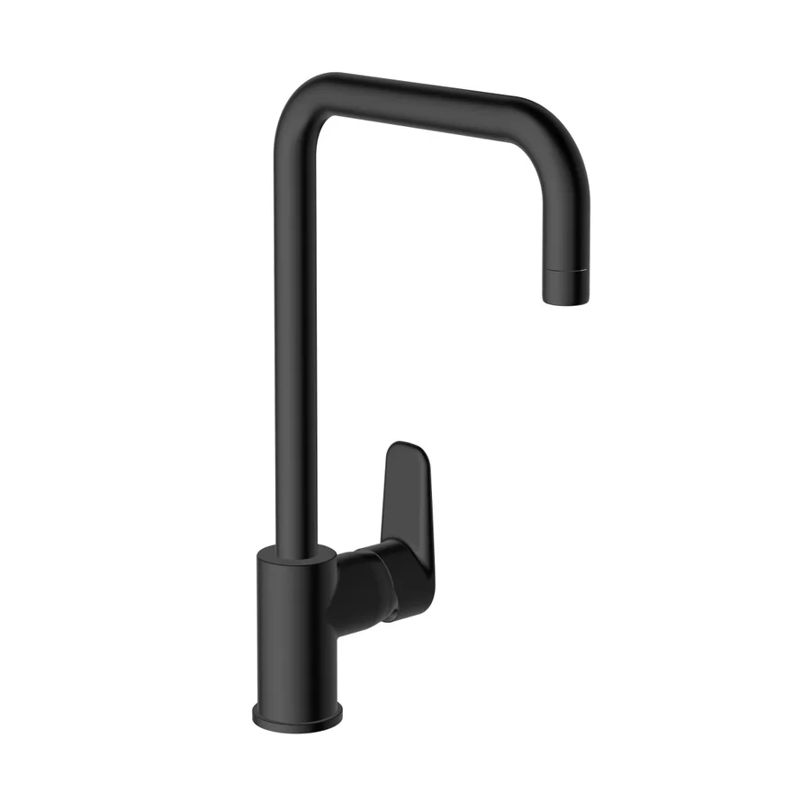 Смеситель для кухни для кухни VITRA Flow Soft A4342636EXP (черный матовый, L-20,6 H-26,6) A4342636EXP