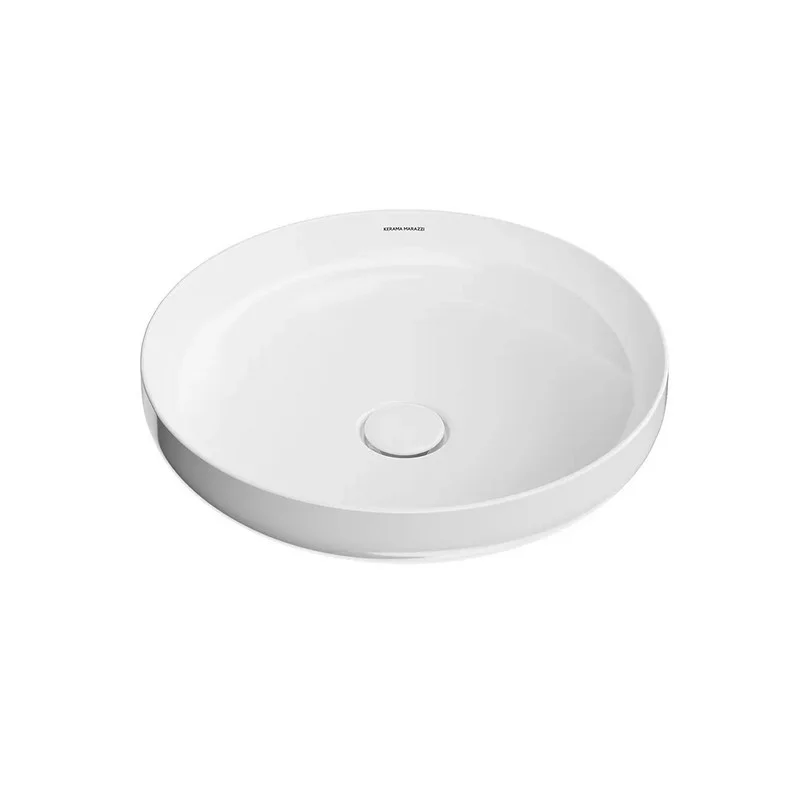 Раковина KERAMA MARAZZI САФИ KMSFWb46GWh0 (накладная, (46*46), белый) KMSFWb46GWh0