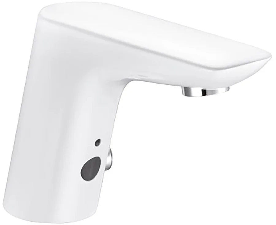 Смеситель для раковины KLUDI BALANCE 5220091 (белый/хром, L-12,5 H-10,5) 5220091