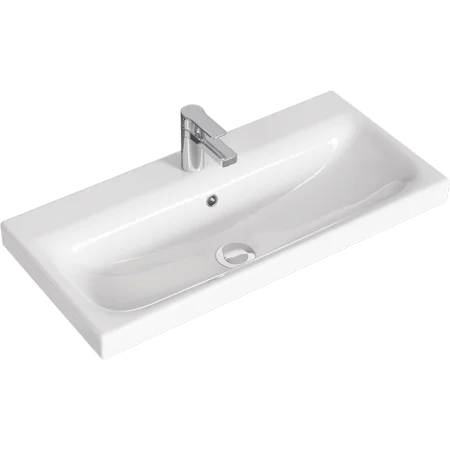 Раковина мебельная САНИТА ФЕСТ FST60SLWB01 (к тумбе, (60,5*40,3), белый) FST60SLWB01