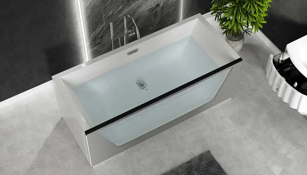 Ванна NEO 1700х750 GLASSх1 серый. Фото 1 из 6