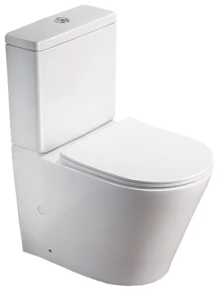 Унитаз напольный 2 коробки Santi Line безободковый сиденье микролифт SL-5014 SL-5014