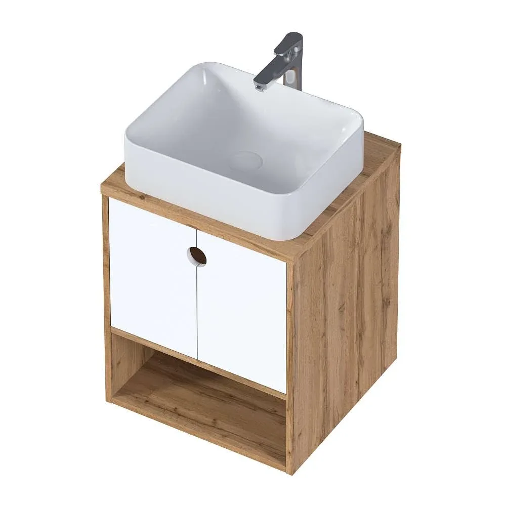 Тумба ЭКОНОМ/ECOnomical 50П 2Д белый. Фото 1 из 5