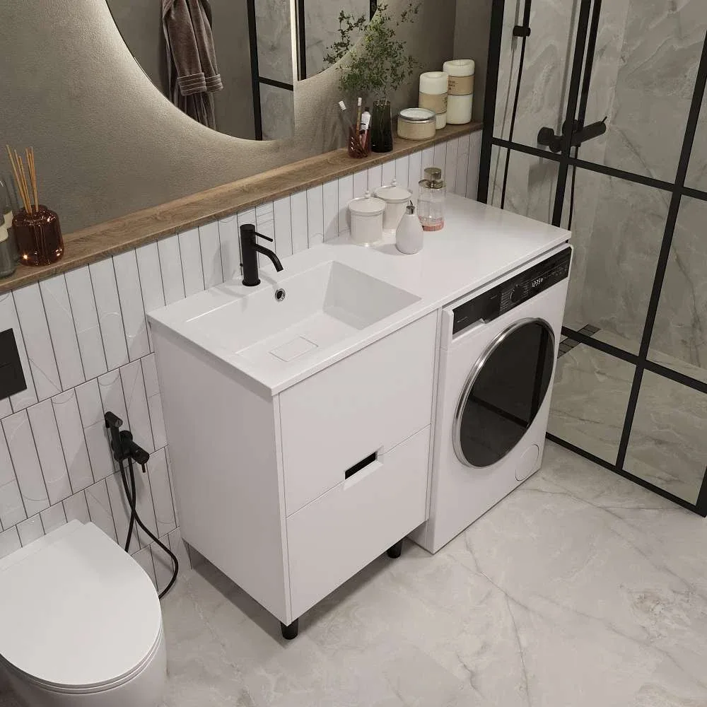 Тумба КЛЭР/Maid 58Н(120) (580х890х475) 2я белый. Фото 1 из 8
