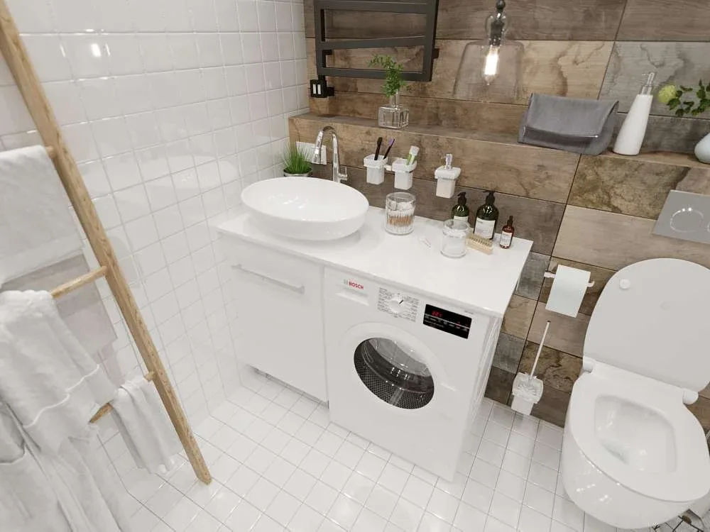 Тумба ВИСТА/Wash 48Н 1д. белый глянец Ц0000002638