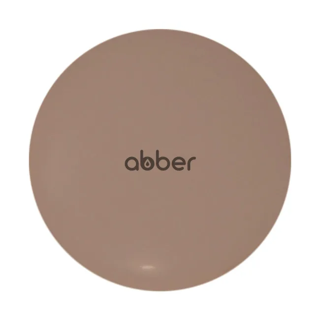 Накладка на слив для раковины ABBER AC0014MBB бежевая матовая, керамика. Фото 1 из 3