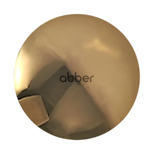Накладка на слив для раковины ABBER AC0014GG золото, керамика AC0014GG
