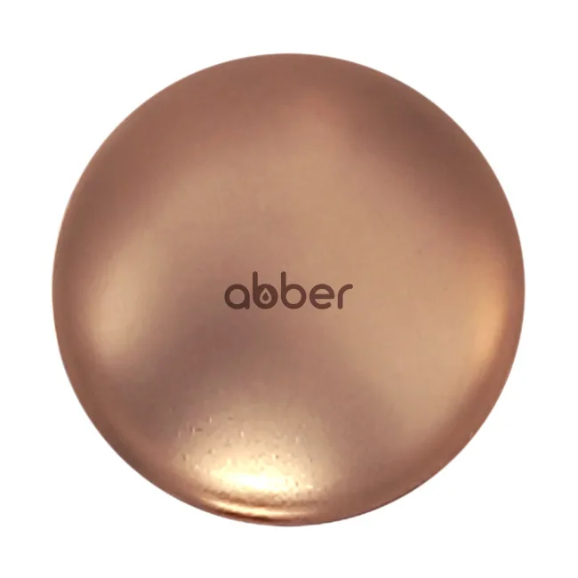Накладка на слив для раковины ABBER AC0014MRG розовое золото матовое, керамика AC0014MRG