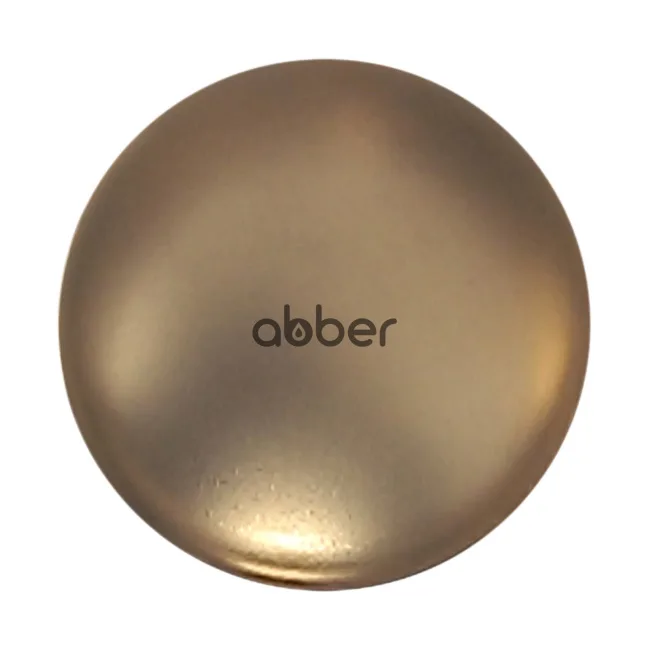Накладка на слив для раковины ABBER AC0014MMG золото матовое, керамика AC0014MMG