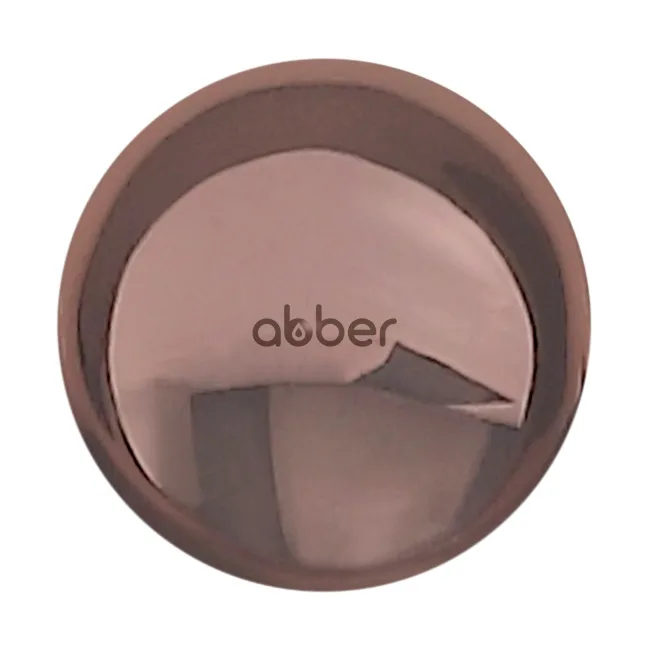 Накладка на слив для раковины ABBER AC0014RG розовое золото, керамика AC0014RG