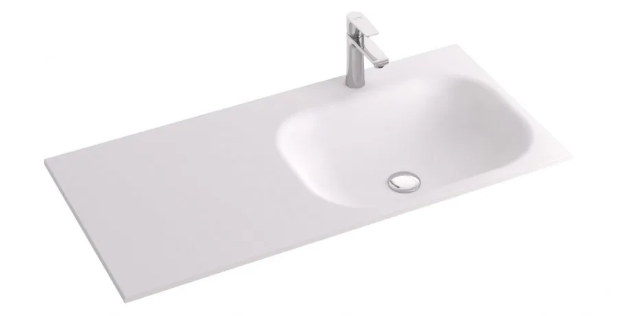 Раковина AQUATON Бланш 105 белая правая 1A742031B101R 1A742031B101R