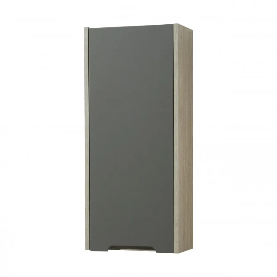 Шкаф навесной AQUATON Оливия грей, дуб ойстер правый 1A254703OLUGR 1A254703OLUGR