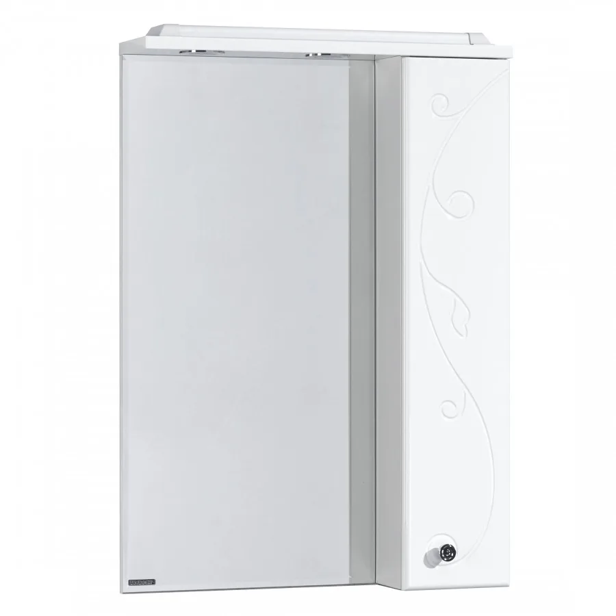 Зеркальный шкаф AQUATON Лиана 60 правый белый 1A162702LL01R 1A166202LL01R