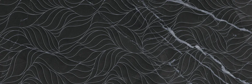 Calacatta Black Petalos Rectificado 30x90 ЦБ-00000560