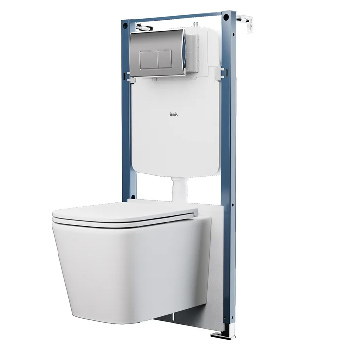 Комплекты унитаз с инсталляцией BIQPO1GCi73. Фото 1 из 8