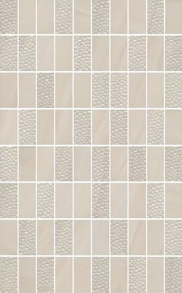 Декор Сияние мозаичный глянцевый 25x40x0,8