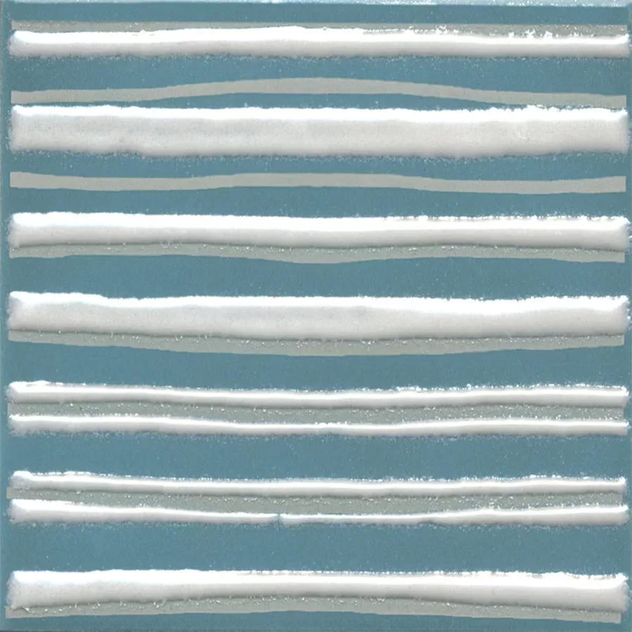Декор Бахия 3 бирюзовый глянцевый 9,8x9,8x0,7. Фото 1 из 1