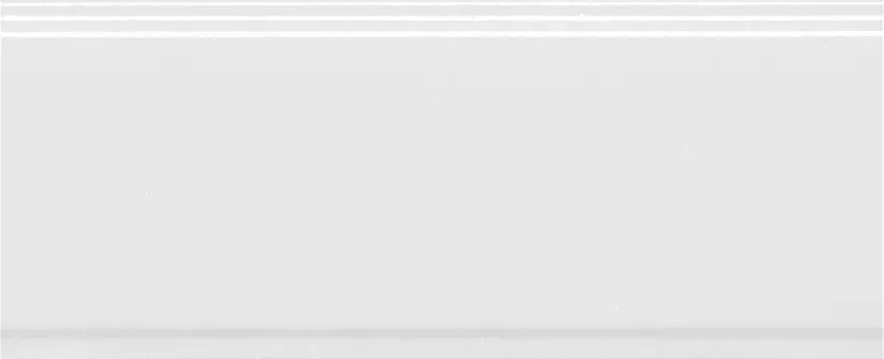 Бордюр Марсо белый матовый обрезной 30x12x1,3 BDA011R