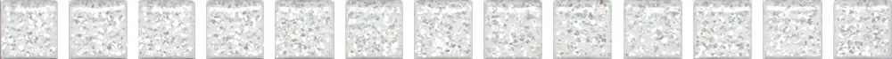 Карандаш Бисер белый серебро глянцевый 20x1,4x1,2 POF001