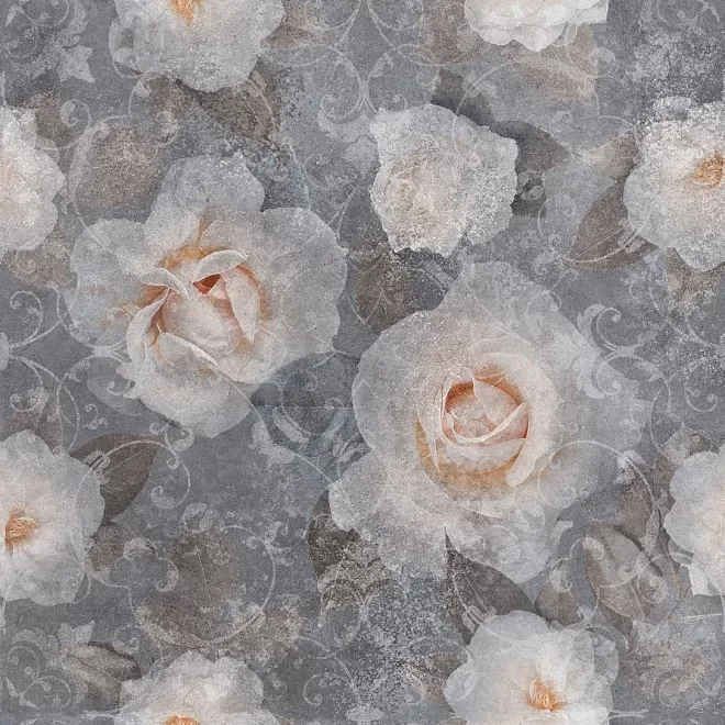 Турнель декорированный обрезной 80x80x0,9. Фото 1 из 2